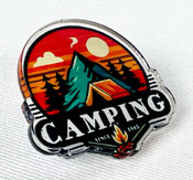 Esempio di pin in acrilico