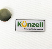 Esempio di pin con stampa offset