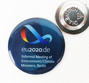 Esempio di pin con stampa offset