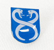 Esempio di pin serigrafato