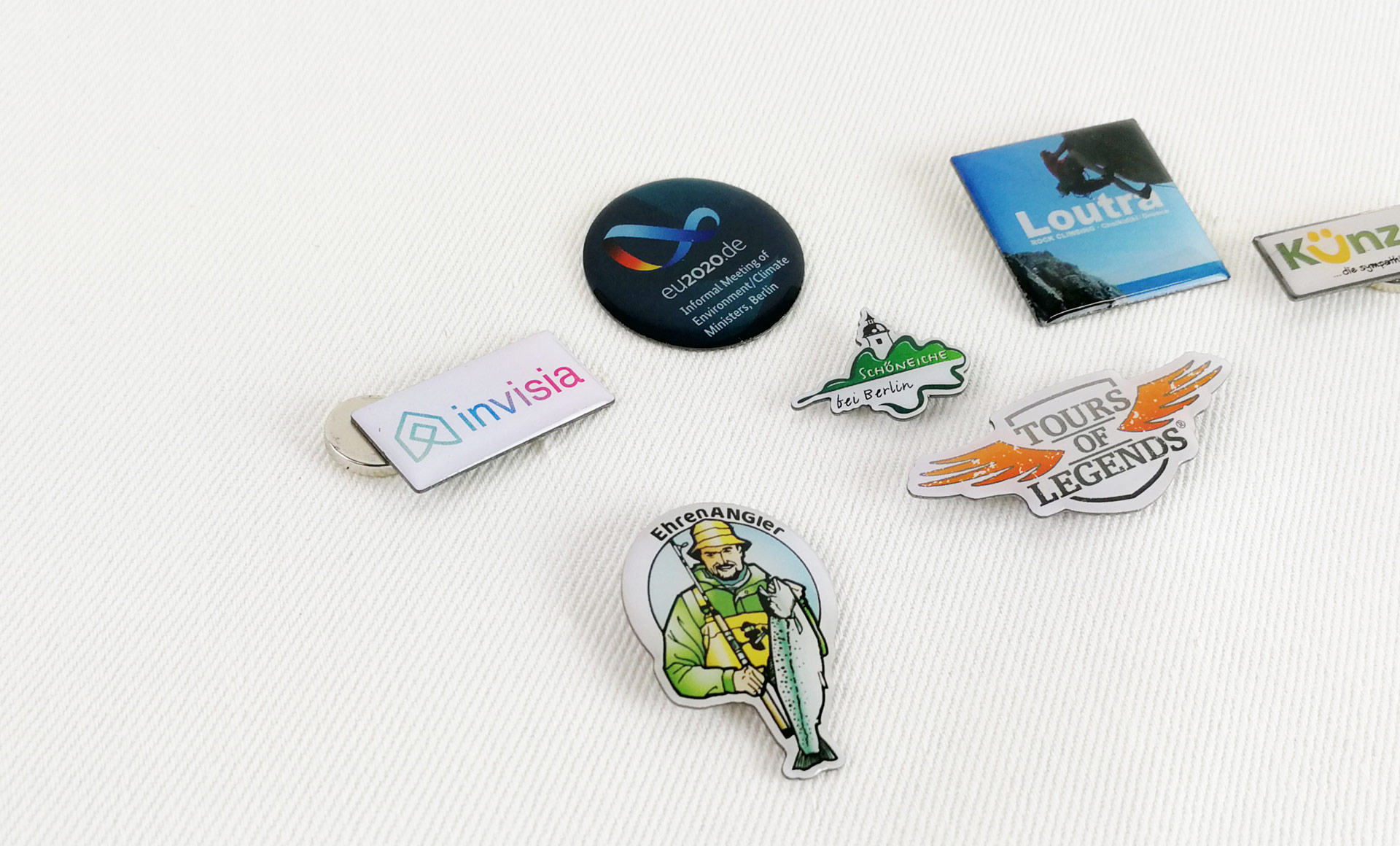 Pins con stampa offset
